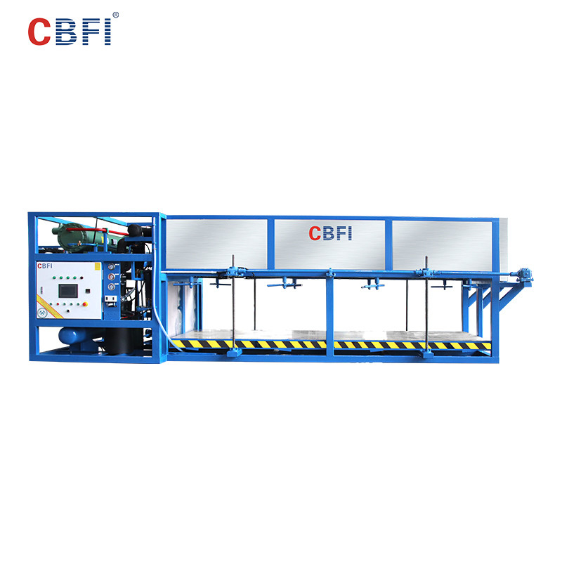 Heavy Duty 5 Tons Industrial Ice Block Making Machine Evaporative Cooling