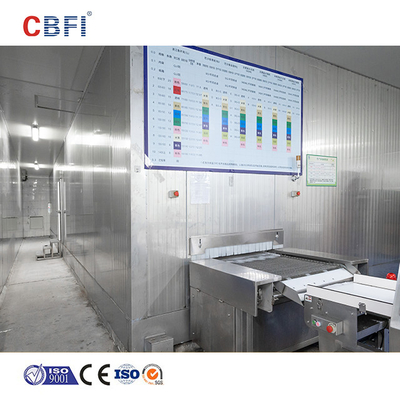 Industrial High Quality Quick Freezing Spiral Freezer with High Efficient Cooling Tower